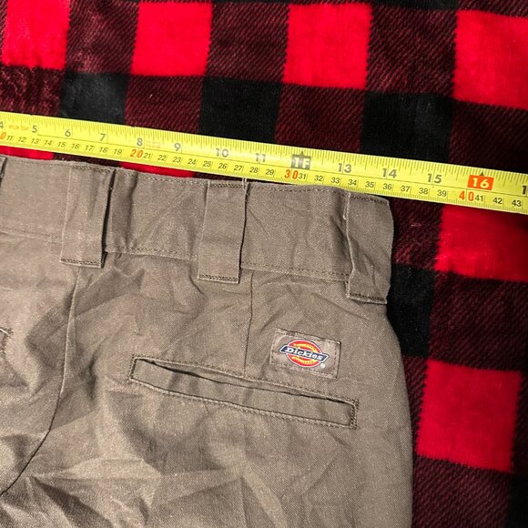 Dickies Cargos Mens 28x29 Green Khaki Flex Cotton Work Pants - Picture 3 of 5